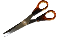 Ножницы INFORMAT 140 мм янтарный ручки акриловые оптом