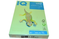 110797 Бумага IQ (АйКью) color А3, 80 г/м, пастель зеленая (цена за 1 лист) MG28 ш/к 02727 оптом