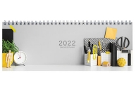2022 Планинг датированный 2022 (285х112 мм), STAFF, гребень, картонная обложка, 60 л., "Офис", 11335 оптом