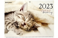 2023 Календарь квартальный на 2023г, 3 блока 3 гребня с бегунком, офсет, SWEET DREAMS, BRAUBERG, 114 оптом