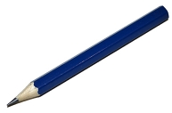 Карандаш чернографитный Attache, 88 мм шестигр., HB, синий корп. под лого оптом