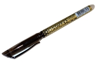 Ручка стираемая гелевая STAFF, хромированные детали, узел 0,5 мм, линия 0, 35мм, черная оптом