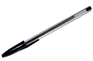 Ручка шариковая STAFF Basic Budget BP-02, письмо 500 м, ЧЕРНАЯ, длина корпуса 13, 5см, 0,5 мм, 143759 оптом