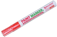 Маркер-краска лаковый (paint marker) 4 мм, ОРАНЖЕВЫЙ, НИТРО-ОСНОВА, алюминиевый корпус, BRAUBERG PROFESSIONAL PLUS, 151446 оптом