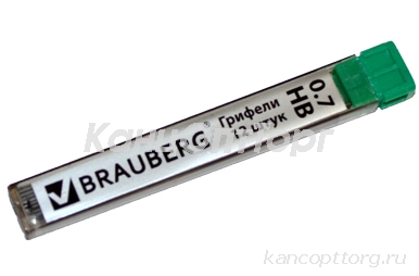   BRAUBERG,  12 , "Hi-Polymer", HB, 0, 7 , 180446 