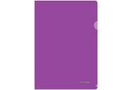 Папка-уголок Berlingo, А4, 180мкм, прозрачная фиолетовая оптом