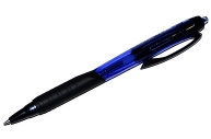 Ручка шариковая автоматическая Uni "Jetstream SXN-101-07" синяя, 0, 7 мм, грип оптом