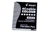 Картриджи с тушью Pilot "Parallel Pen" черные, 6шт., картонная коробка оптом