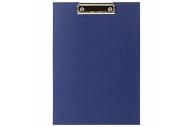 Доска-планшет STAFF EVERYDAY с прижимом А4 (225х316 мм), картон/бумвинил РОССИЯ, синяя, 229052 оптом