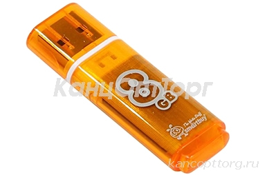  Smart Buy "Glossy"  8GB, USB 2. 0 Flash Drive,  