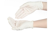Медицинские перчатки латексные нестерильные опудренные, M, 50 пар оптом
