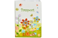 Обложка для паспорта "Цветы", кожзам, полноцветный рисунок, ДПС, 2203. Т5 оптом