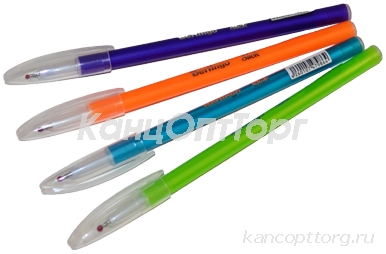 Ручка шариковая синяя, 0, 7мм, игольчатый стержень, Berlingo "Slick" корпус ассорти оптом