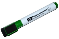 Маркер для белых досок на магните OfficeSpace зеленый, пулевидный, 3мм оптом