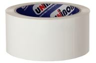 Клейкая лента упаковочная Unibob, 48мм*66м, 45мкм, белая оптом