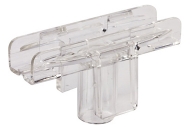 Держатель рамки POS Т-образный, для сборки напольной стойки, для трубок диаметром 9мм, 290265 оптом
