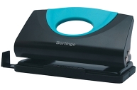 Дырокол Berlingo "Office Soft" 10л., пластиковый, синий, с линейкой оптом