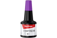 Штемпельная краска Berlingo, 30мл, фиолетовая оптом