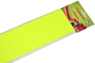 Набор крепированной флуоресцентной цветной бумаги BG, 500*250мм, в пакете с европодвесом оптом