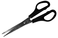 Ножницы Attache Economy 160 мм, с пласт. эллиптич. ручками, цвет черный оптом