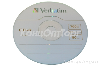  CD-R VERBATIM 700Mb 52 100 Cake Box 