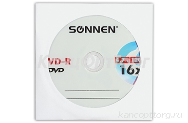  DVD-R SONNEN, 4, 7 Gb, 16x,   (1 ), 512576 