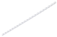 Пружины пластиковые для переплета, 6 мм (для сшивания 10-20 л. ), белые, BRAUBERG, 530808 оптом