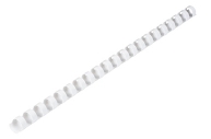 Пружины пласт. д/переплета, 12 мм (для сшивания 56-80л), белые, BRAUBERG, 530913 оптом