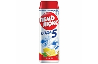 Чистящее средство 480 г, ПЕМОЛЮКС Сода-5, "Лимон", порошок, 2415944 оптом