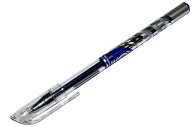 Ручка гелевая, 0. 5 мм, синяя, Super, игольчатый пишущий узел оптом