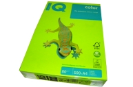 Бумага цветная IQ COLOR (А4, 80г, NEOGN-зеленый неон, Австрия) ~~ оптом