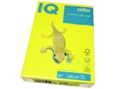 Бумага цветная IQ COLOR (А4, 80г, NEOGB-желтый неон, Австрия). ~~ оптом
