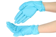Перчатки медицинские нитриловые, размер М синие, 1 пара 6846735 оптом