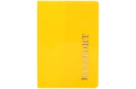 Обложка для паспорта, цвет жёлтый оптом