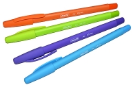 Ручка шариковая неавтоматическая Attache Joy 0,5 мм, син, шарик, не б/манж оптом