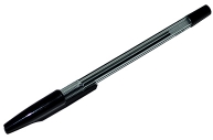 Ручка шариковая BEIFA (Бэйфа) 927, корпус тонированный черный, 0, 7мм, линия 0,5 мм, черная оптом