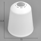 Плафон универсальный "Цилиндр"  Е14/Е27 снежно-белый 11х11х12см оптом