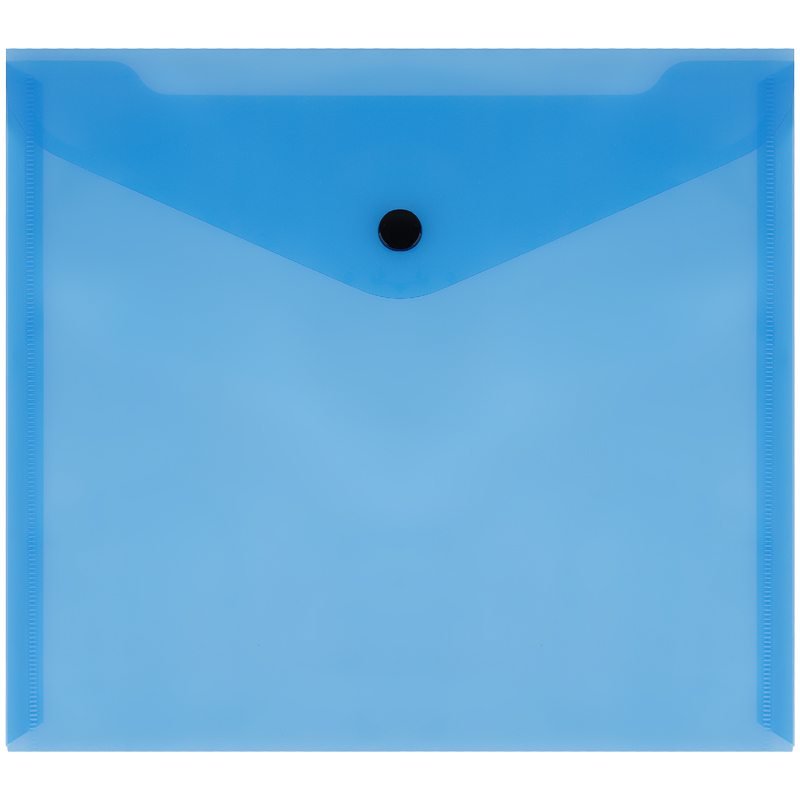 Папка-конверт на кнопке СТАММ, А5+, 150мкм, прозра оптом