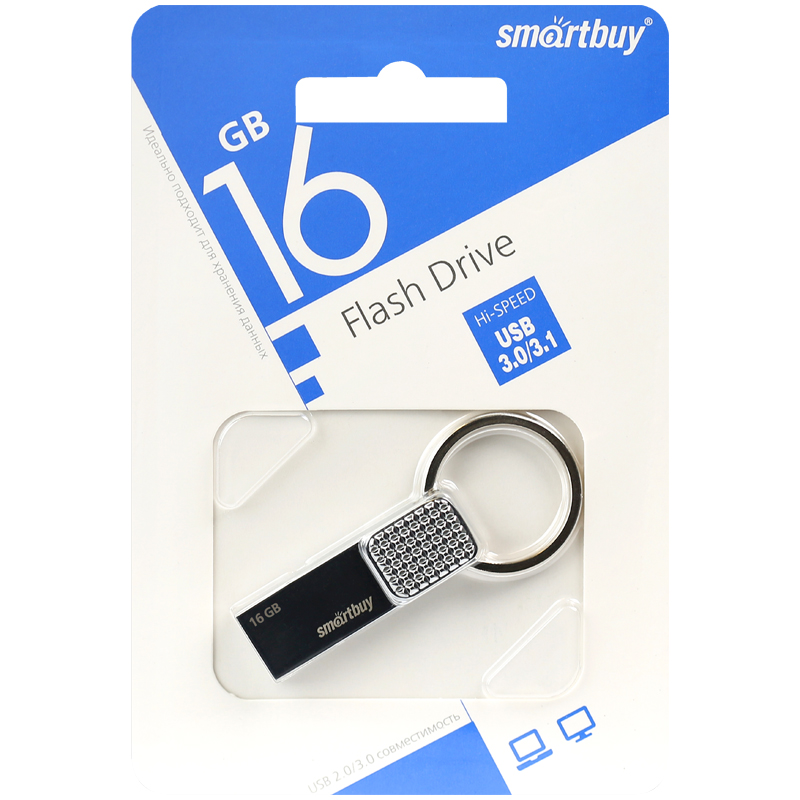  Smart Buy "Ring"  16GB, USB 3.0 Flash Drive 