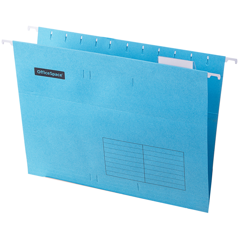 Подвесная папка OfficeSpace А4 (310*240мм), синяя оптом