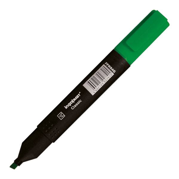 Маркер текстовый INFORMAT CLASSIC 15 мм, зеленый, скошенный оптом