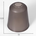 Плафон универсальный "Цилиндр"  Е14/Е27 дымчатый 11х11х12см оптом