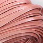 Шнур декоративный, кожзам, 5 мм, цвет розовый оптом