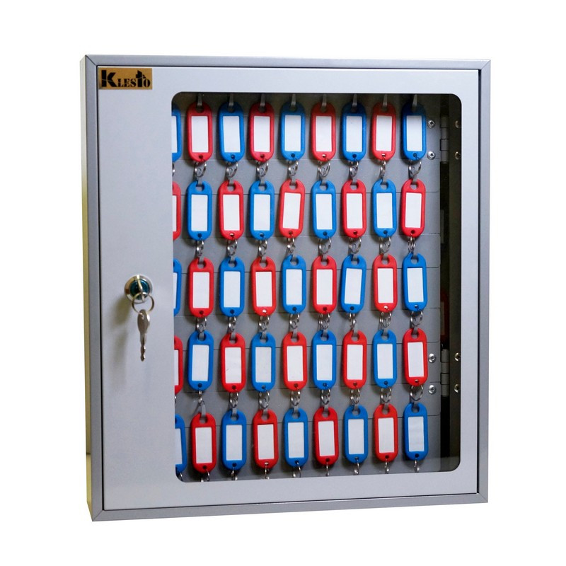 Шкаф для ключей Klesto SKB-102 на 102 ключа, металл/стекло, серый оптом