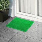 Покрытие ковровое щетинистое без основы «Травка», 40?53 см, цвет зелёный оптом