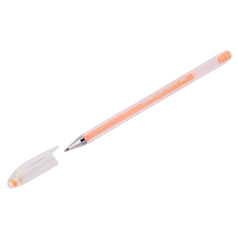 Ручка гелевая Crown "Hi-Jell Pastel" оранжевая пас оптом