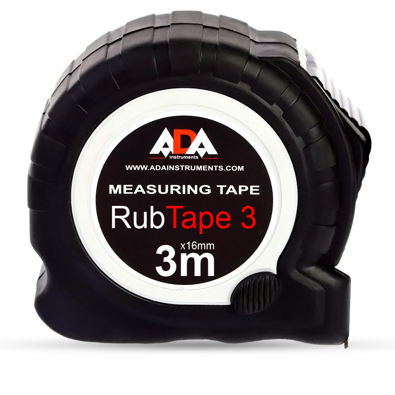 Рулетка ADA RubTape 3 (сталь, с двумя СТОПами, 3 м) (А00155) оптом