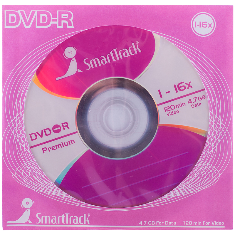  DVD-R 4.7Gb Smart Track 16x (  