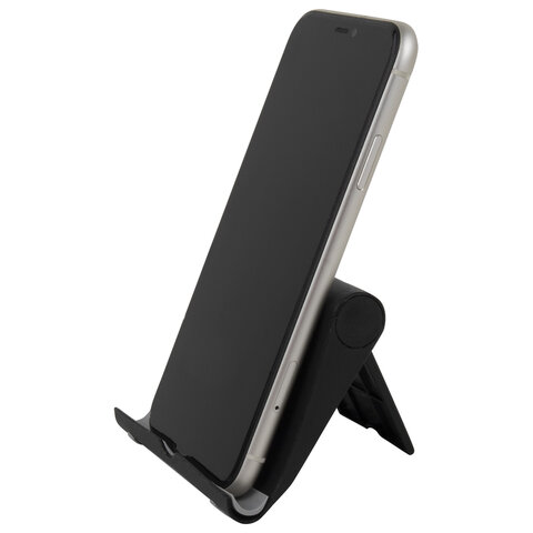 Подставка для телефона / смартфона / планшета настольная, MOBILITY, черная, УТ000032805 оптом