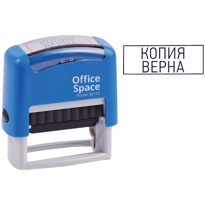 Штамп OfficeSpace "КОПИЯ ВЕРНА", 38*14мм оптом